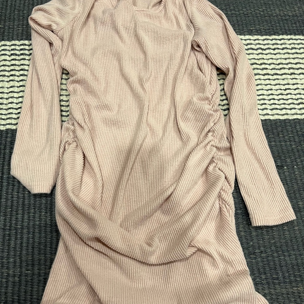 Blush Pink Maternity Dress
